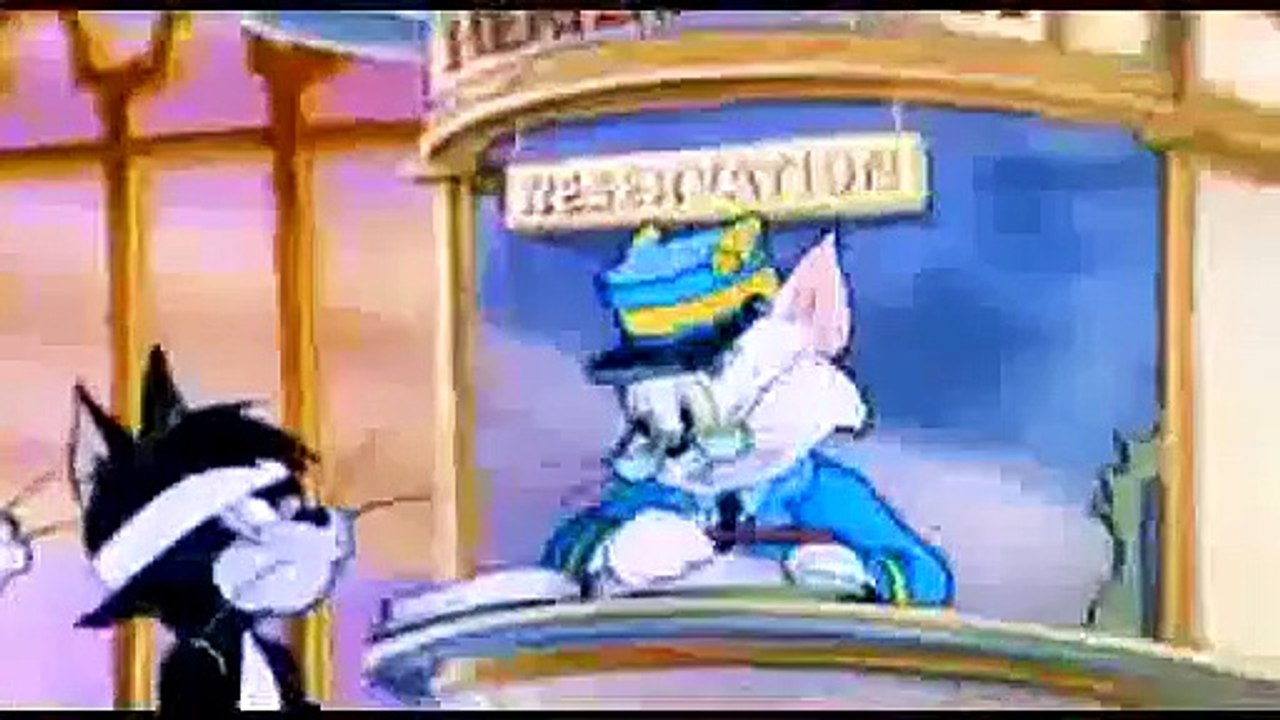 Tom And Jerry Cartoon   Heavenly Puss 1949   New Series Cartoon