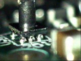 Micro BGA soldering rework of 2x3mm component - Finetech rework station