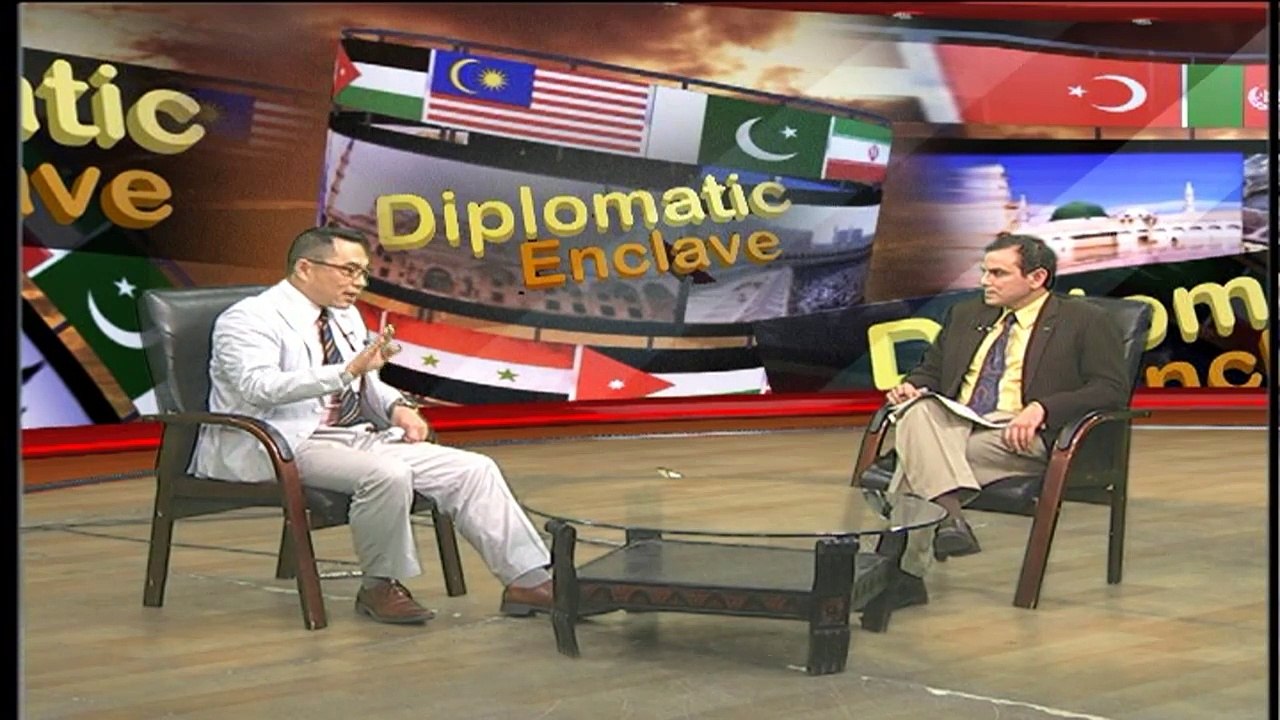 INTERVIEW OF THE JAPANESE FIRST SECRETARY FOR PTV WORLD'S "DIPLOMATIC ENCLAVE WITH OMAR KHALID BUTT"