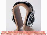 Hot sale Wooden Headphone Display stand Headphone Holder Headset Hanger Support for Brand headphone