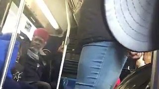 Teen Girls Jump A Guy On NYC Bus