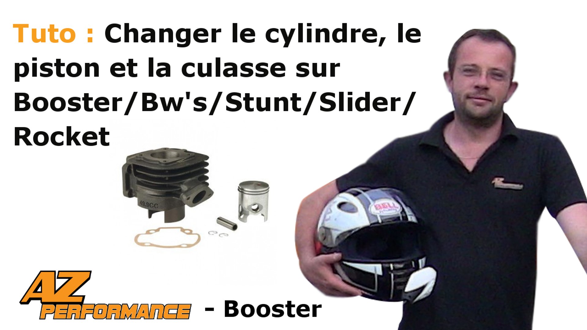 Tuto changer/remplacer son cylindre/piston/culasse sur Booster - video  Dailymotion