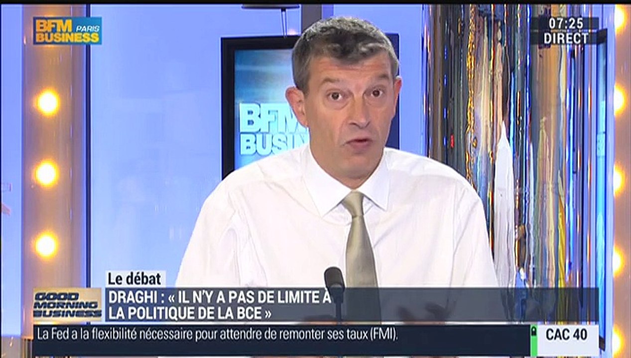 Nicolas Doze: BCE-Draghi: "Le doute s'installe sur l'efficacité des politiques monétaires expansionnistes" - 04/09