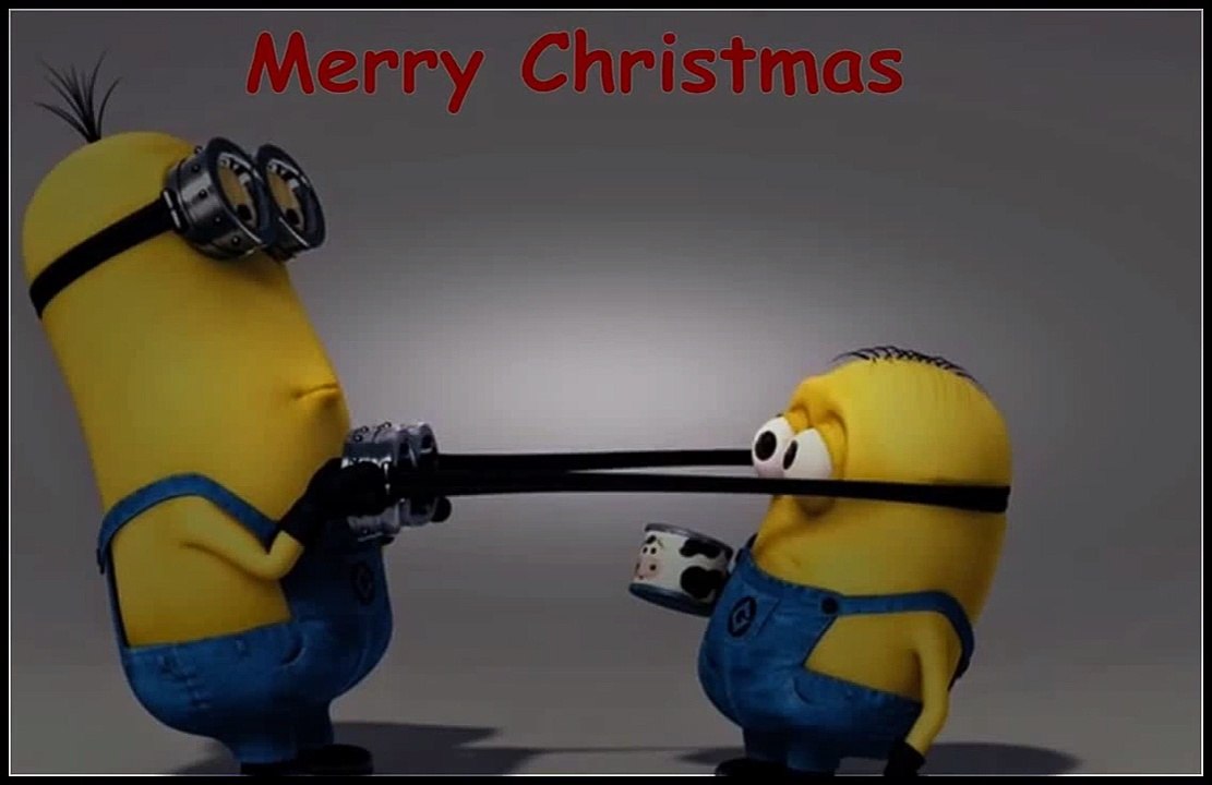 Minions Merry Christmas 2015 Funny Cartoons