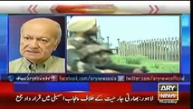 General Talat Masood Bashing India On Indian Army Firing On Pakistan India Border LOC 16th July 2015