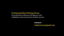 Having trouble WRITING LYRICS Let us help you whenever in need! EDM, RnB, POP, BALLADS, COUNTRY