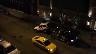 Daring Driver Cheekily Escapes Tow Truck