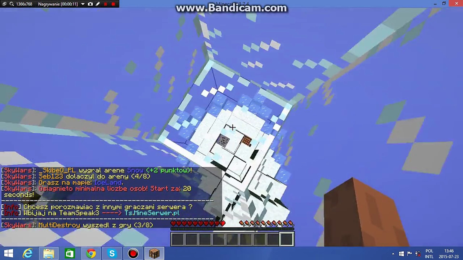 Minecraft Jak Sie Gra Na Sky Wars Video Dailymotion