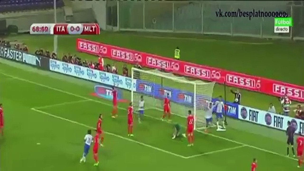 Le but de la main par Pellè !