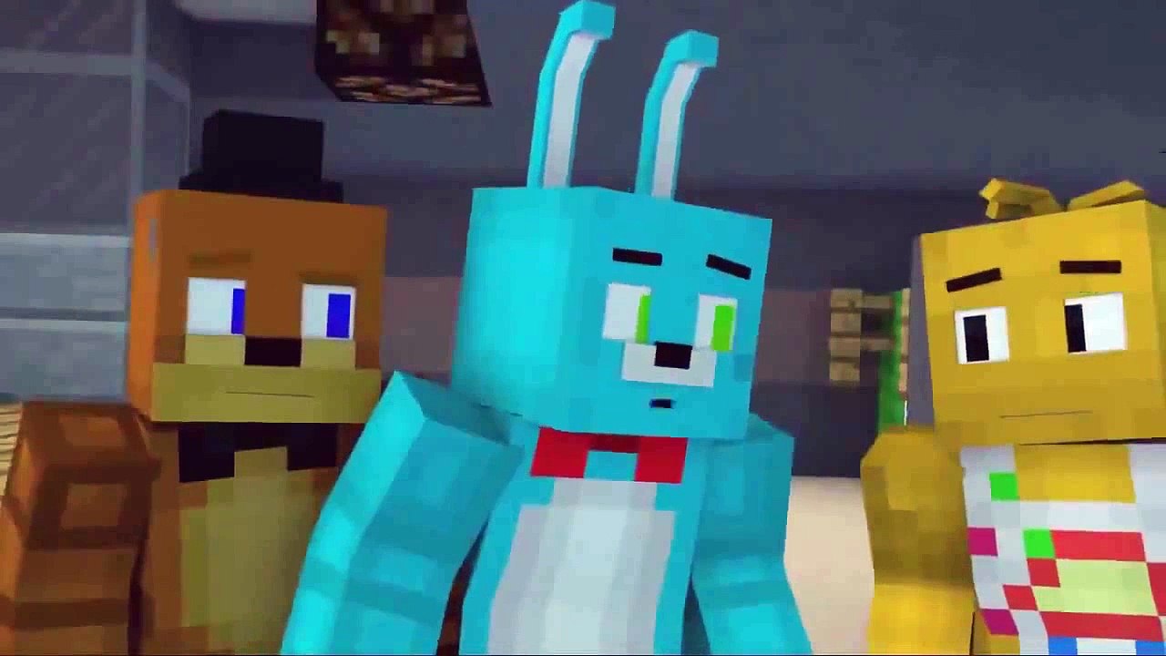 5 Ночей С Фредди  Анимация Майнкрафт песня