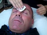 Waxing Men's Eyebrows