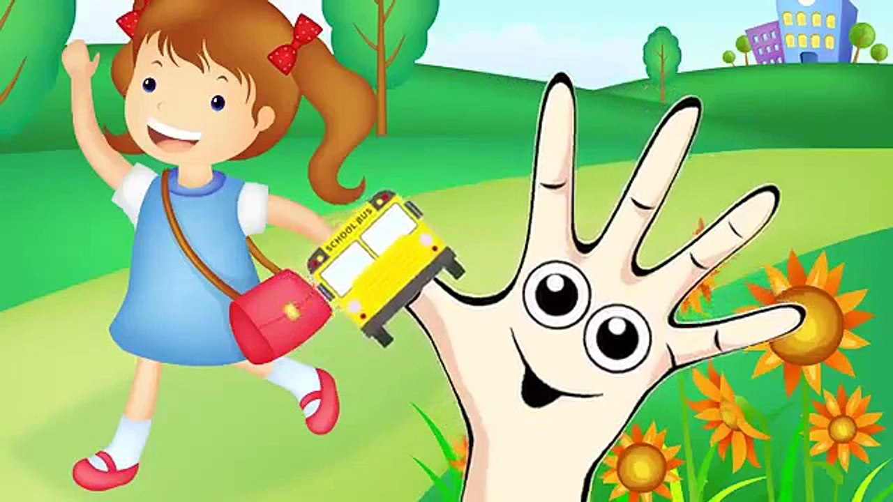 SCHOOL BUS Finger Family | Songs For Kids | Surprise Eggs Animation for ...
