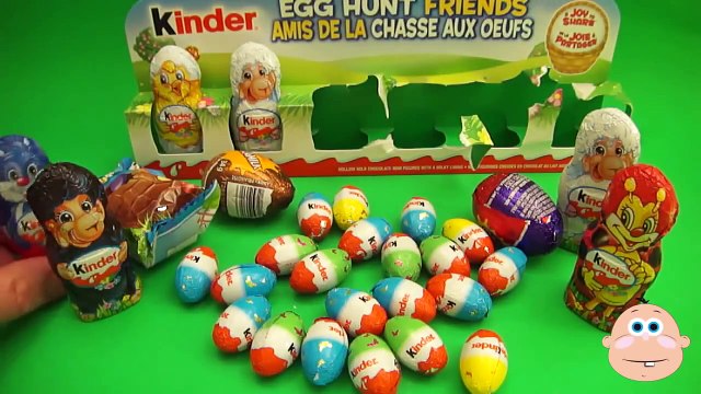 Easter Candy Party! Opening Kinder Surprise Cadbury Creme Egg Smarties Chocolate