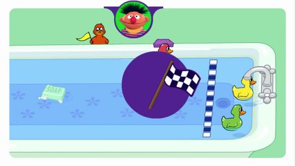 Play With Me Sesame Duckie Races Cartoon Animation Sprout PBS Kids Game Play Walkthrough