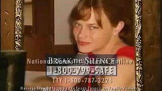 National Domestic Violence hotline PSA's