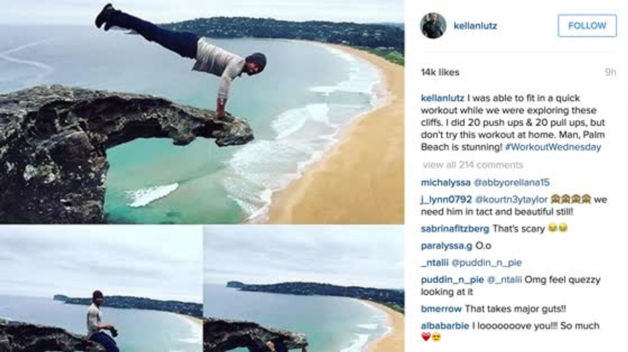 Kellan Lutz riskiert sein Leben in Australien
