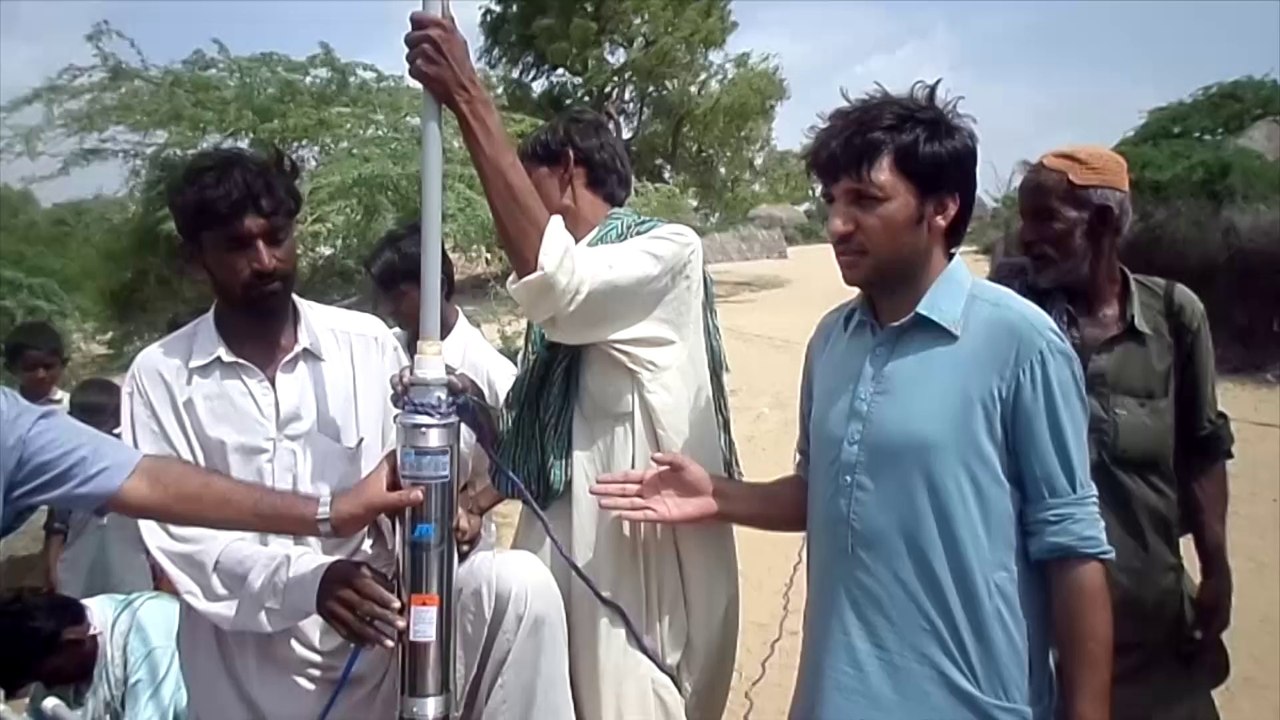 Tharparkar - Submersible pump at Water well