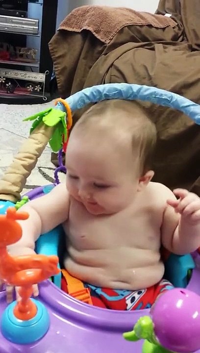 Baby Jacob laughing @ a hammer!!