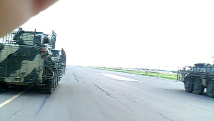 Аэропорт, Мариуполь.  БТР 4. Учение. АТО. Война в Украине. [ ATO. War in Ukraine. News ]