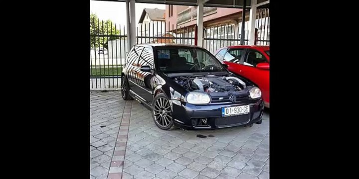 Audi RS6 V10 Bi Turbo Motor im VW Golf IV