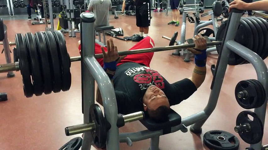 495 Pound Bench Press For Reps Raw Video Dailymotion