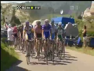 Guy Dressed as Borat Appears in Tour De France