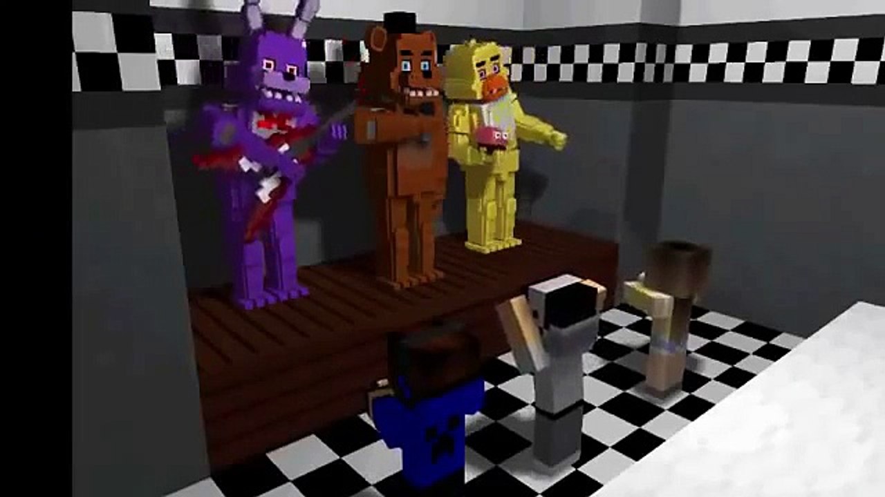 Five nights at Freddy´s song Minecraft song animation song by The ...