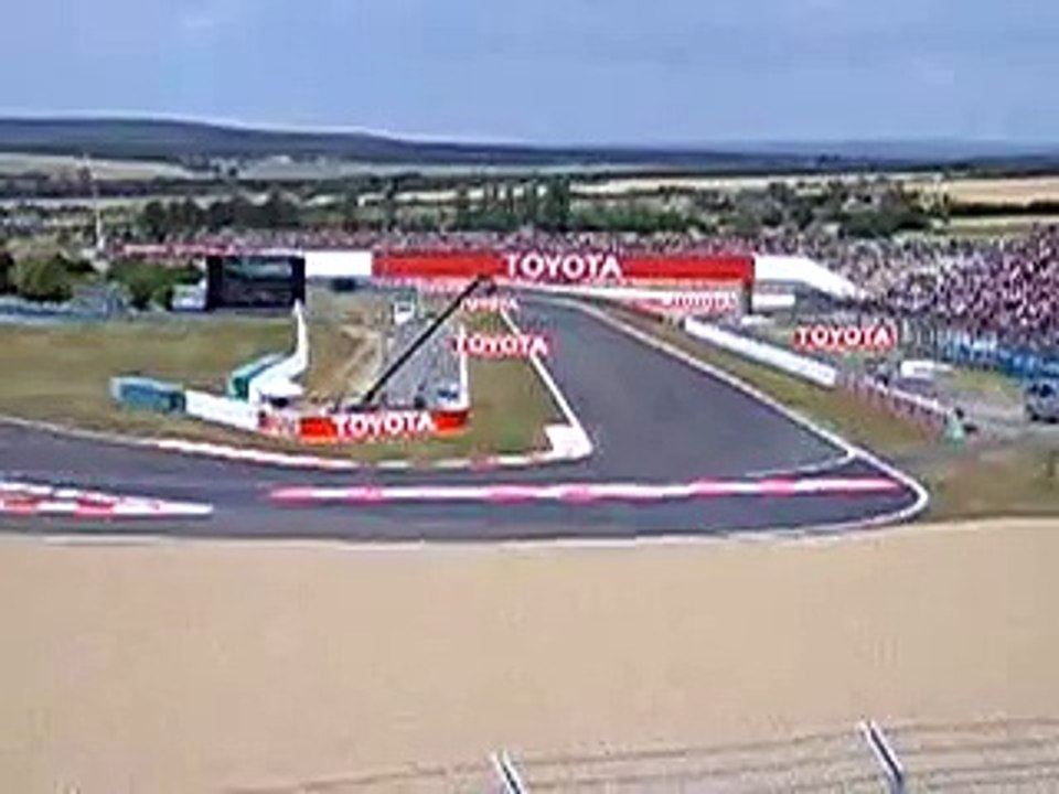 Michael Schumacher in the Adelaide hairpin on Magny Cours 2004