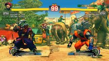 Ultra Street Fighter IV battle: Akuma vs Blanka