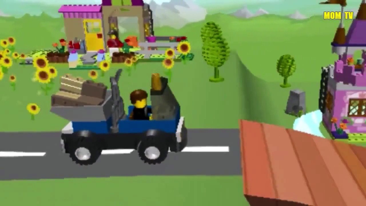 Lego Yellow Tractor | Cartoon about Lego Yellow Tractor | Lego Yellow Tractor for kids