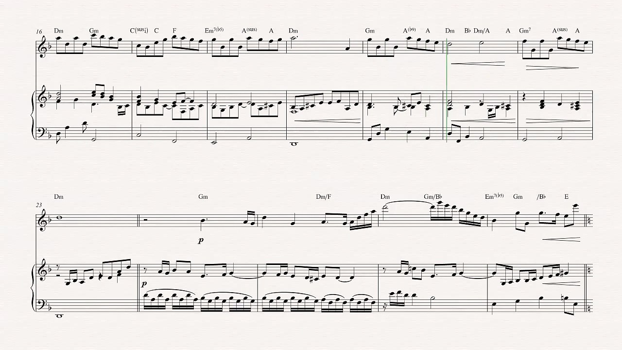 Flute - Schindler’s List Theme - John Williams - Sheet Music, Chords, & Vocals