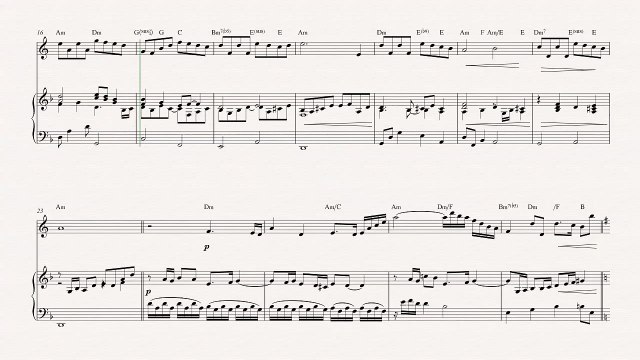 Horn - Schindler’s List Theme - John Williams - Sheet Music, Chords, & Vocals