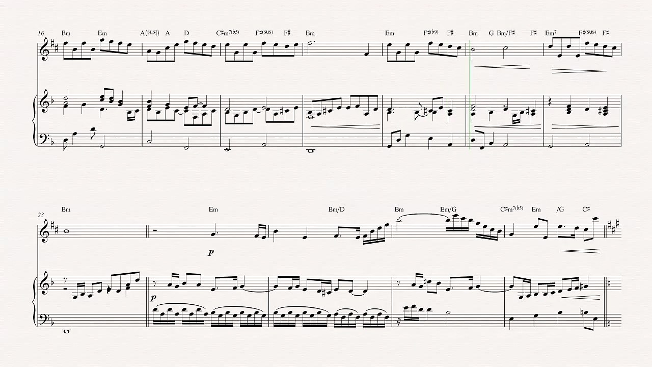 Alto Sax - Schindler’s List Theme - John Williams - Sheet Music, Chords, & Vocals