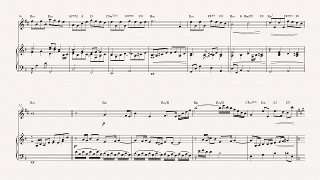 Alto Sax - Schindler’s List Theme - John Williams - Sheet Music, Chords, & Vocals