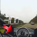 Bike Going 300km/h on German Highway