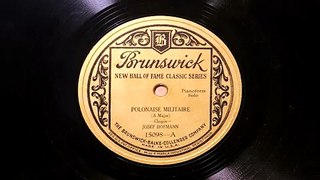 Josef Hofman plays Chopin 's Polonaise on Brunswick