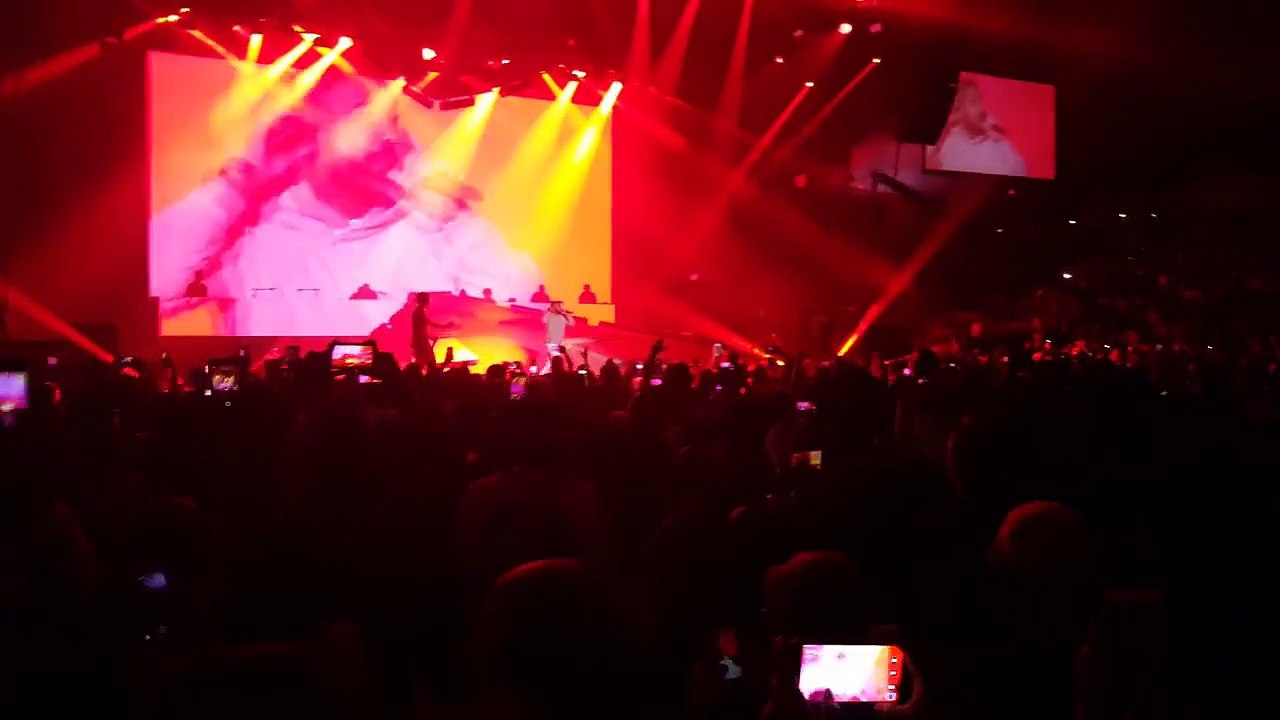 J Cole brings out Drake Fayetteville NC 2015 Live