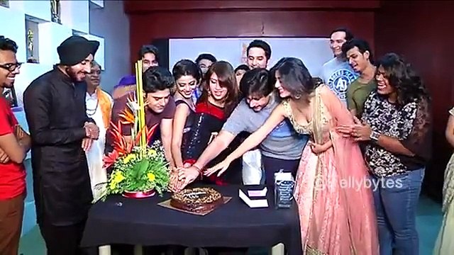 Rajeev Khandelwal , Anikta Bhargava , Megha Chatterjee, Bikramjeet Kanwarpa, Karitika kamra Reporters team celebrate 100 episodes completion Rajiv Khandelwal happy with the milestone