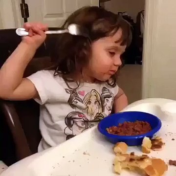 Funny Little Kids True disappointment on her face ~ Funny Little Creatures ~ Hilarious things