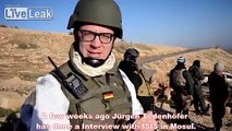 German FDP Politican Embedeed With Peshmerga Fighters In Sinjar Doing A 