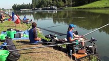 22ème Championnat du Monde de Pêche au coup pour dames  Le dernier entraînement