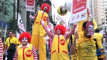 20 países reunidos pelos trabalhadores do McDonald's