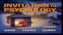 Download Invitation to Psychology 6th Edition pdf