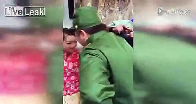 Patriotic villagers play Japs Rape Chinese Girl at wedding party to remind people of Japanese war crimes