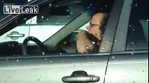 Woman Picking Her Nose And Eating It At Red Light