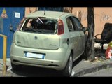San Giorgio a Cremano (NA) - Bomba carta esplode davanti a parco privato (03.09.15)