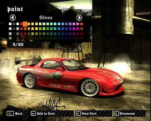 nfsmw como armar el auto de toretto
