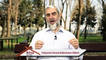 373) Tahiyyatta Parmak Kaldırmanın Hükmü - Nurettin Yıldız - fetvameclisi.com