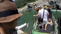 Only in Japan, People Removing Shoes Before Riding Sightseeing Boat Tour Free GoPro Footage [01274R]