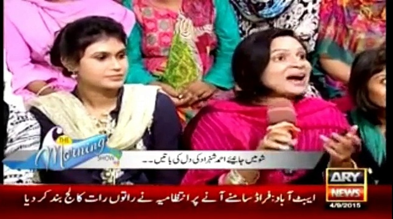 Ahmed Shahzad Bashed India in a Morning Show on ARY News